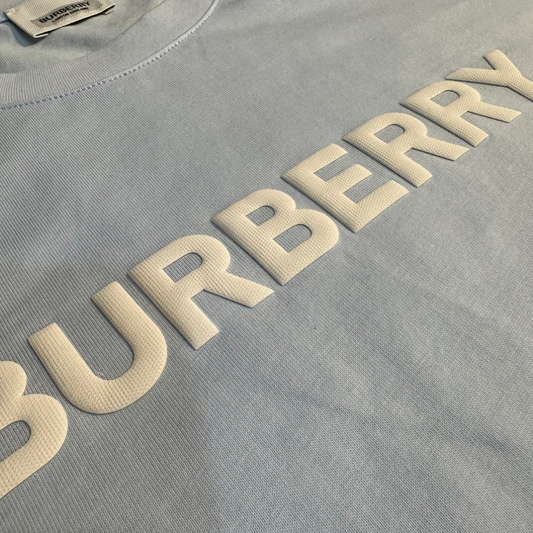 Burberry Short Sleeve Light Blue Woman - Image 7