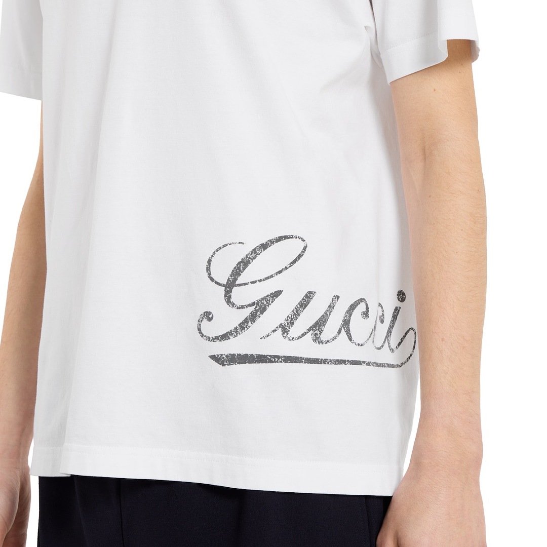 Gucci White Cotton T - Image 15