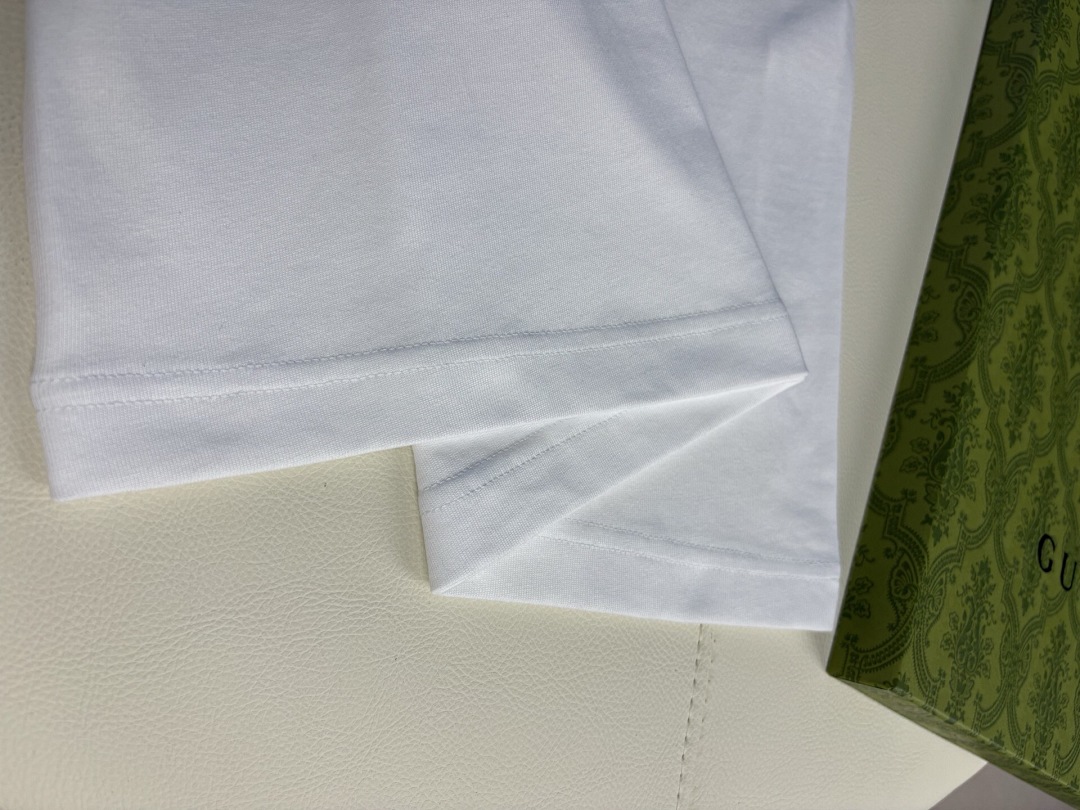 Gucci White 1921 Print Short Sleeve - Image 9