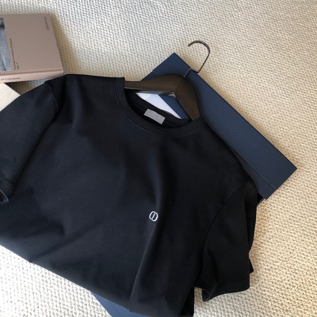 Unbranded CD Small Embroidered T (Black) - Image 9
