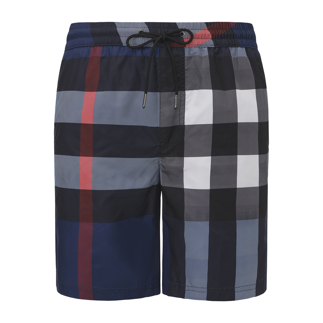 Burberry Plaid Shorts In (Blue) - Image 12