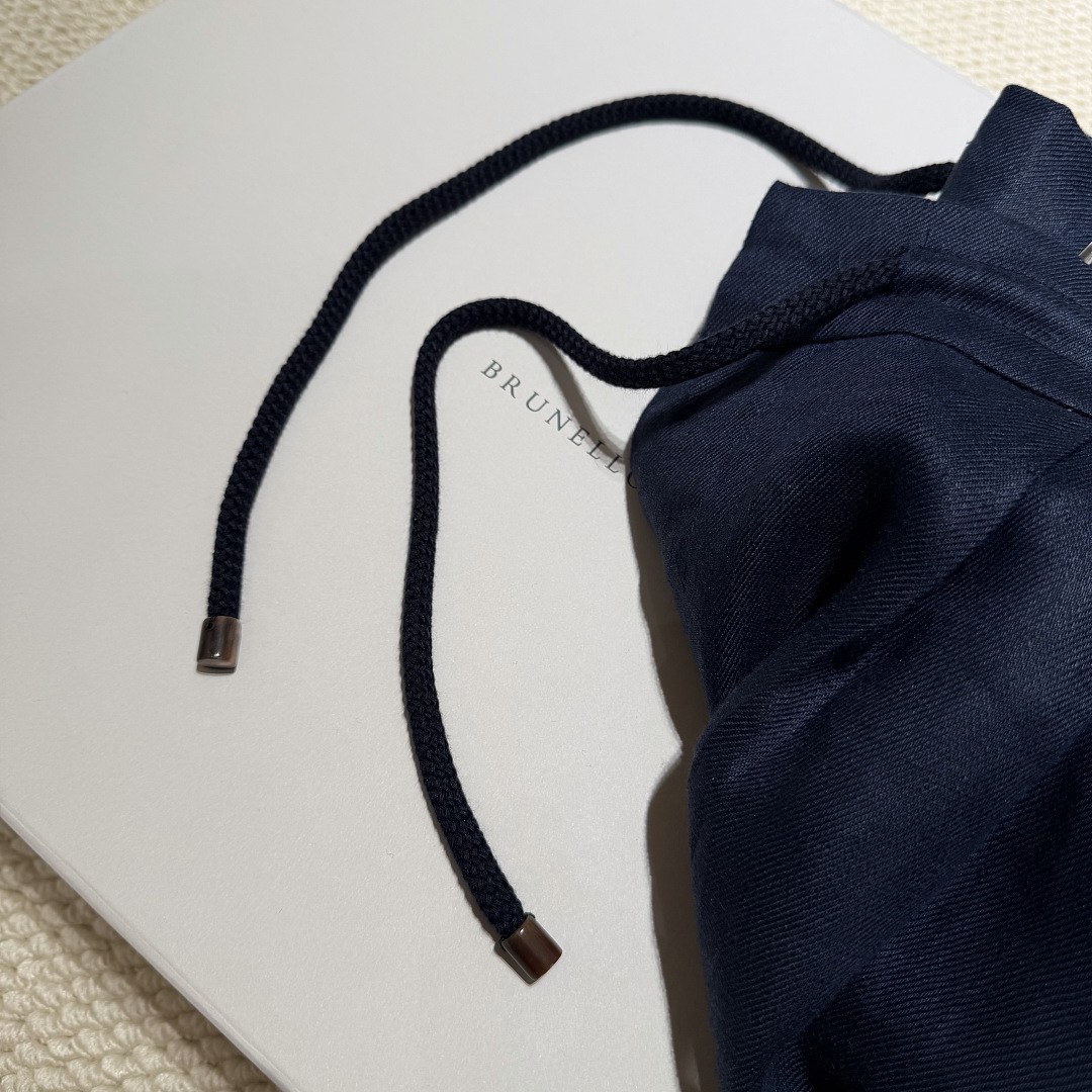 Unbranded Linen Long (Dark Blue) - Image 7
