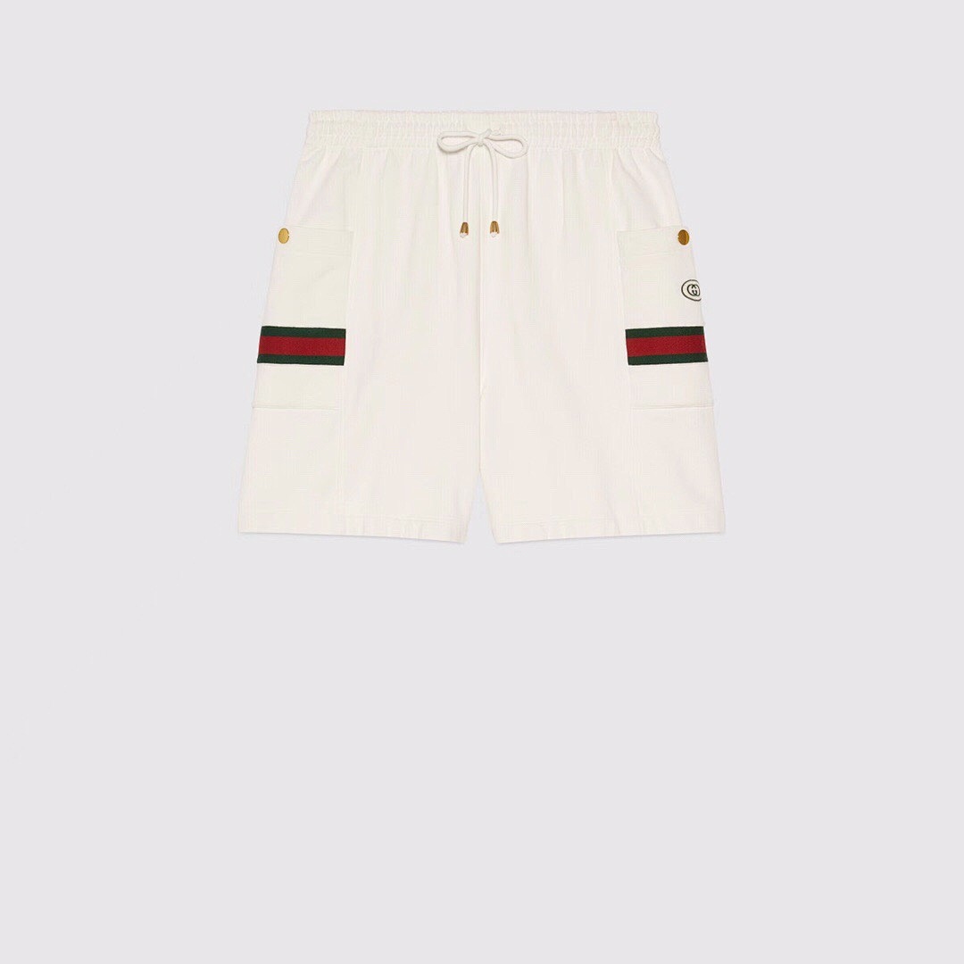 Gucci G White Strap Short