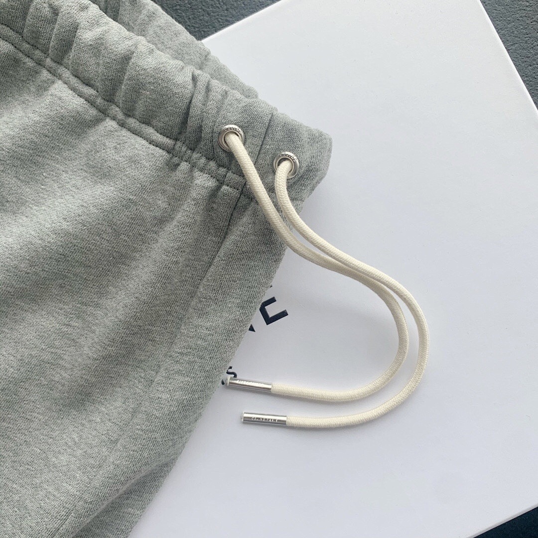 Celine C Embroidered Short (Grey) - Image 9