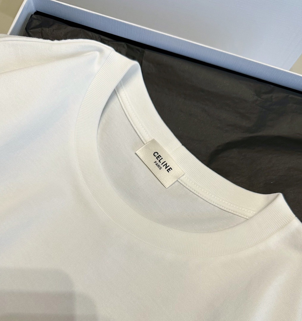Celine C Small Short Sleeve (White) - Image 8