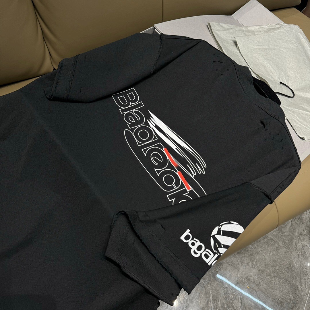 Balenciaga AI Short Sleeve (Black) - Image 9