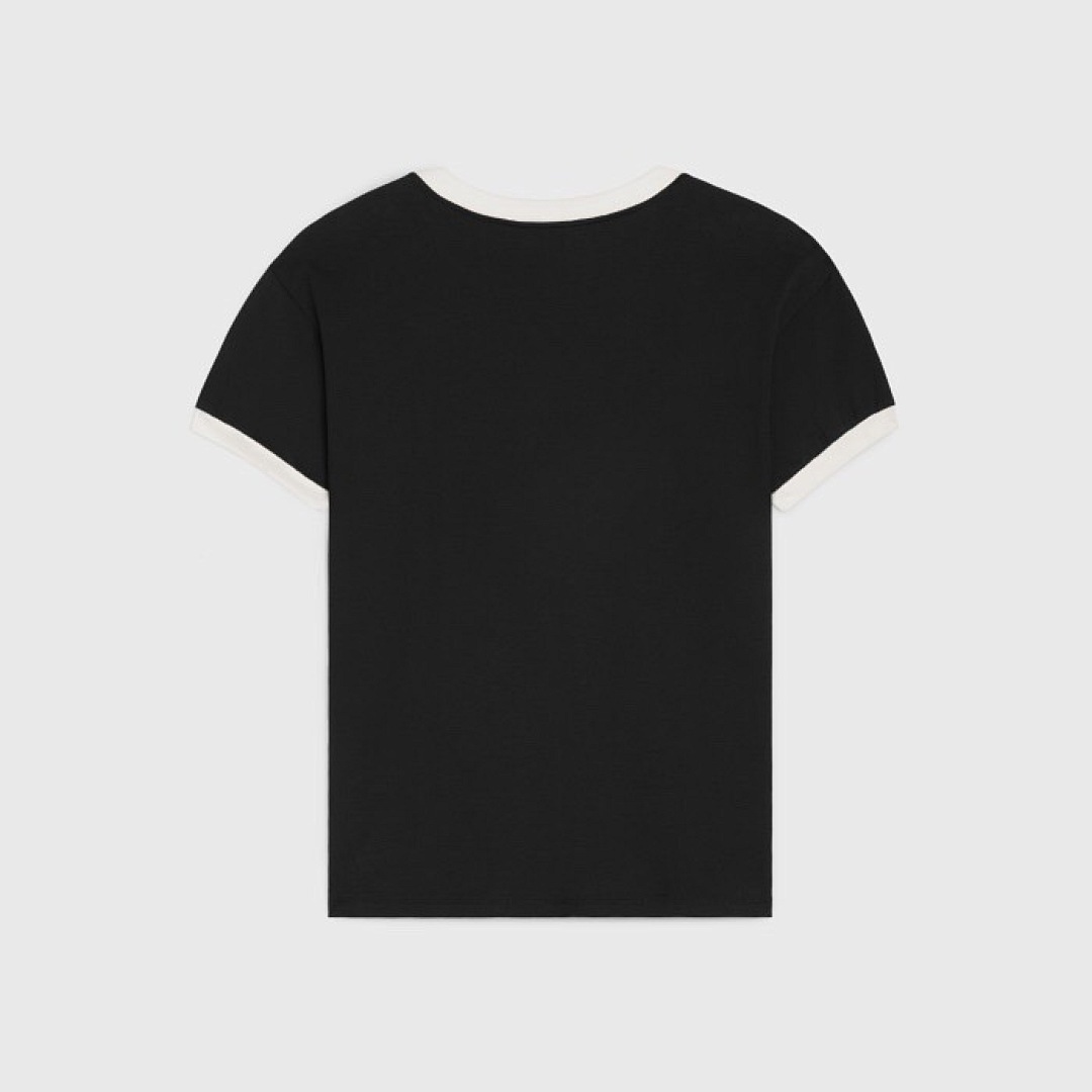 Celine C Stitching Short Sleeve (Black) - Image 2