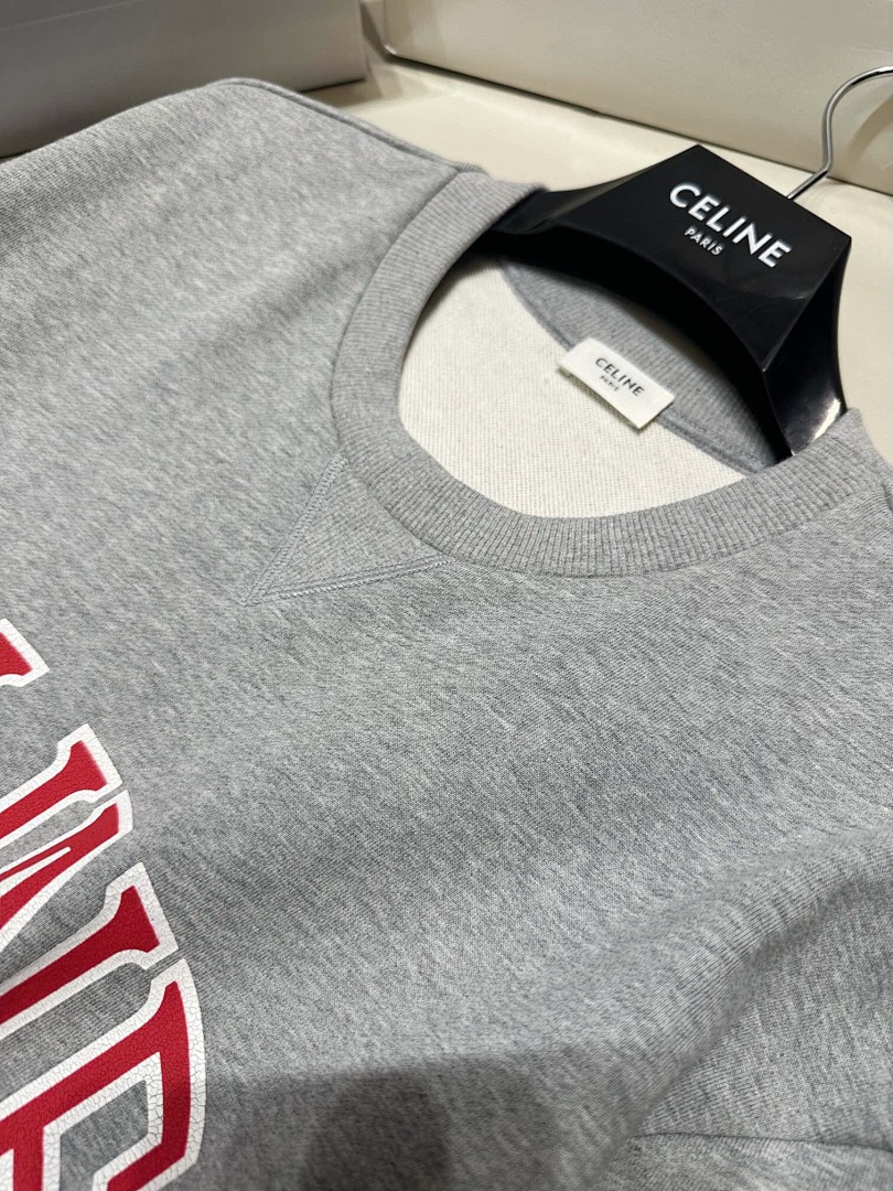 Celine C Red Collar Print - Image 9
