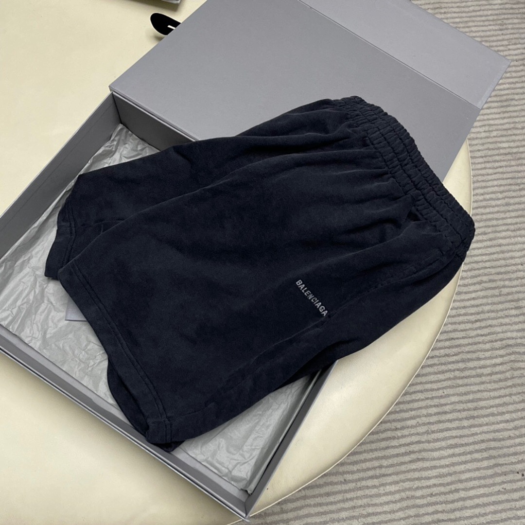 Balenciaga BAL Short (Washed Black) - Image 5