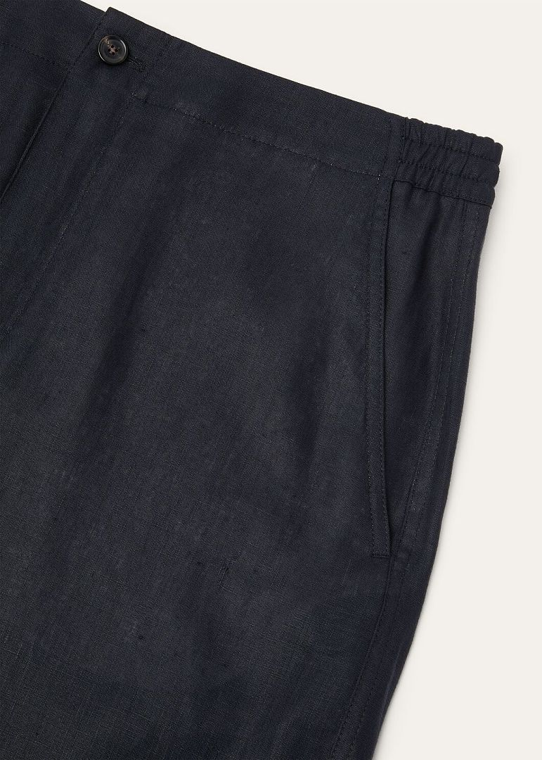 Unbranded Navy Linen Short - Image 17