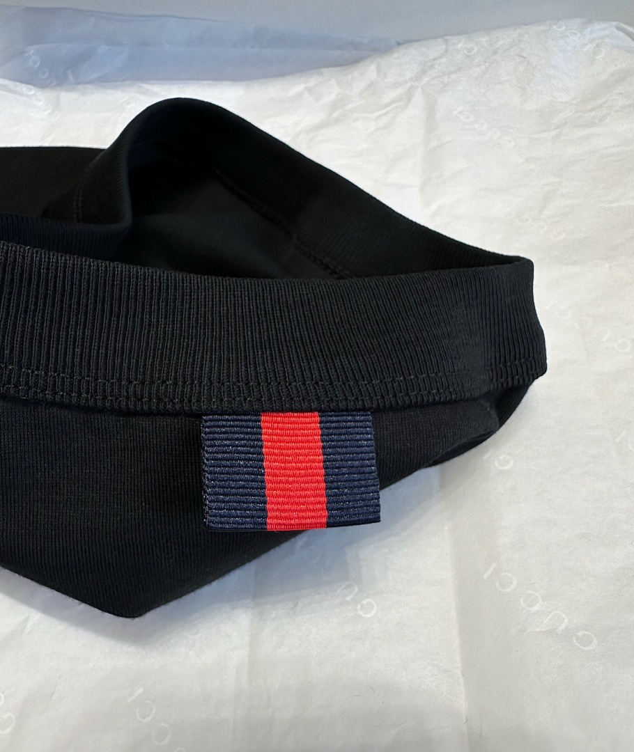 Gucci Red Blue Strap Embroidered T - Image 8