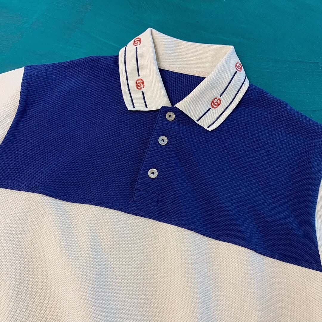 Ralph Lauren G Embroidered Blue Patchwork POLO - Image 5