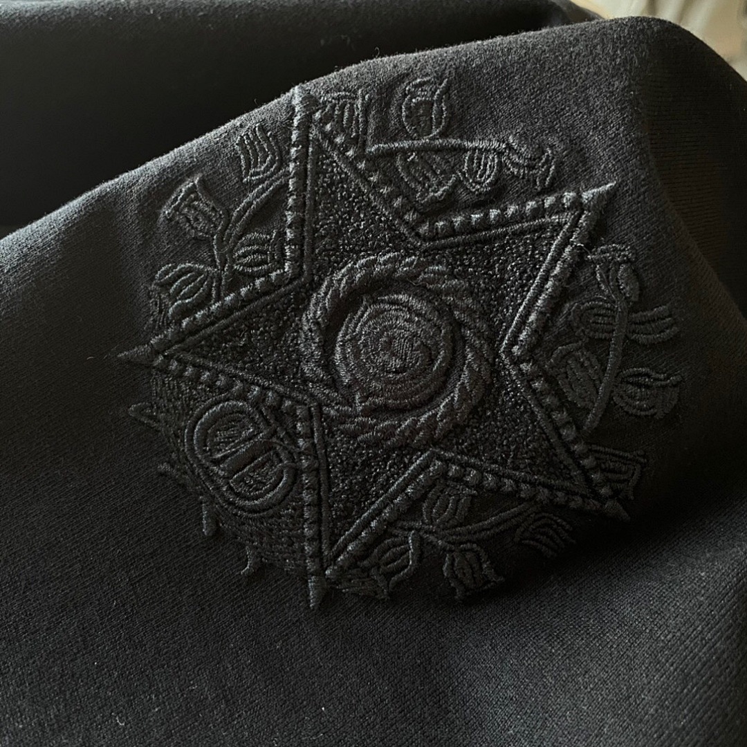 Unbranded DR Star Model Embroidered Short Sleeve (Black) - Image 4