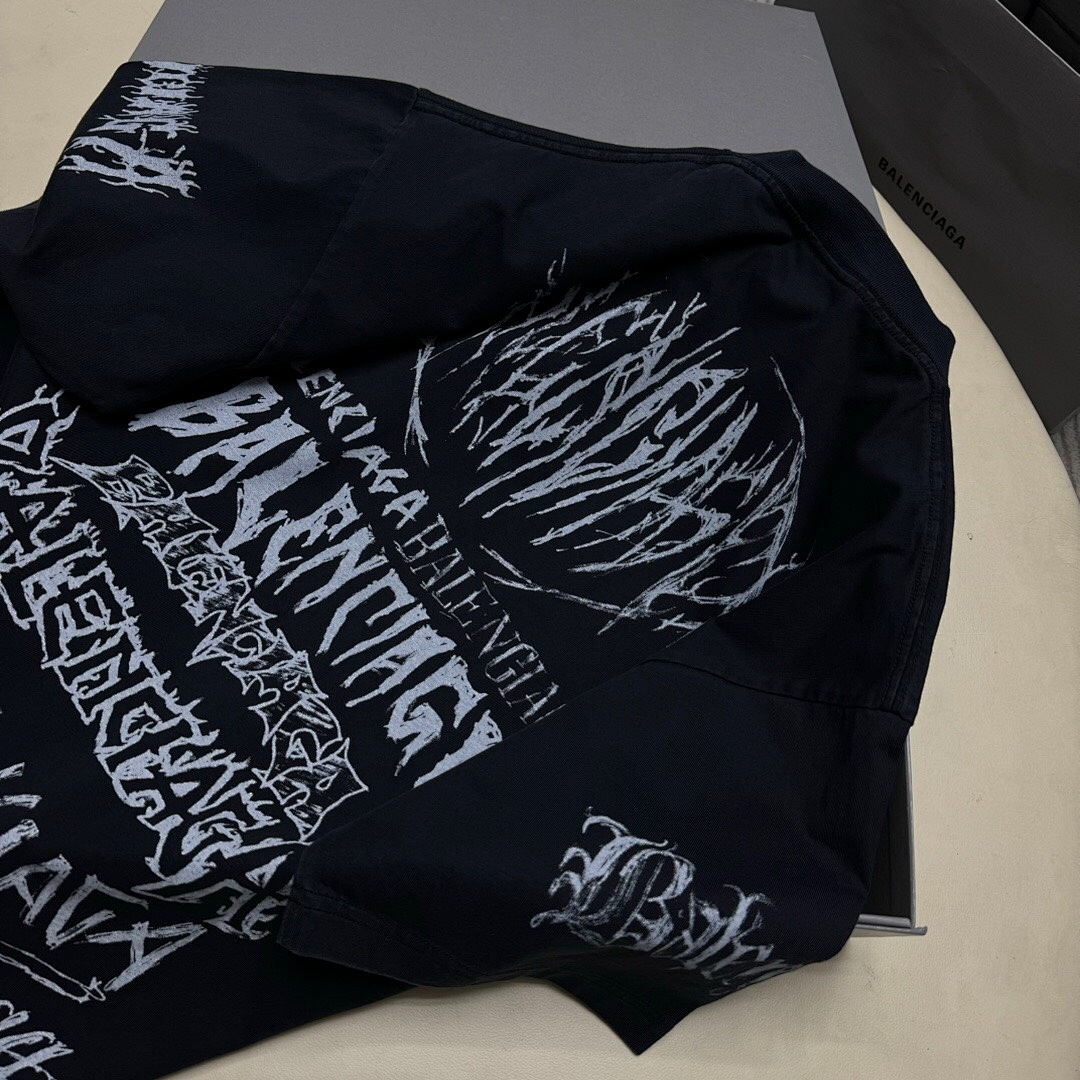 Balenciaga DIY Metallic Short Sleeve - Image 9