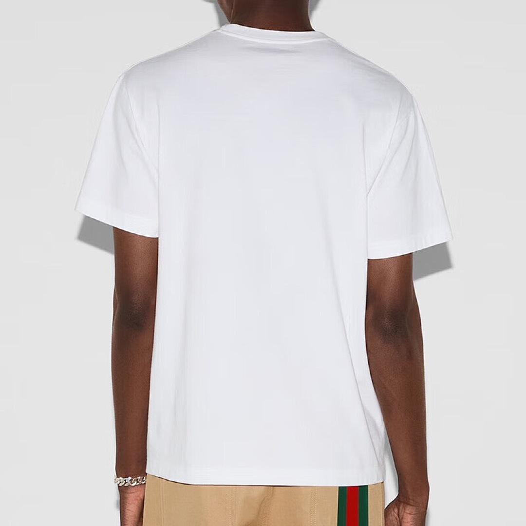 Gucci Striped Print T (White) - Image 13
