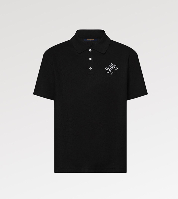 Ralph Lauren Embroidered Polo (Black)