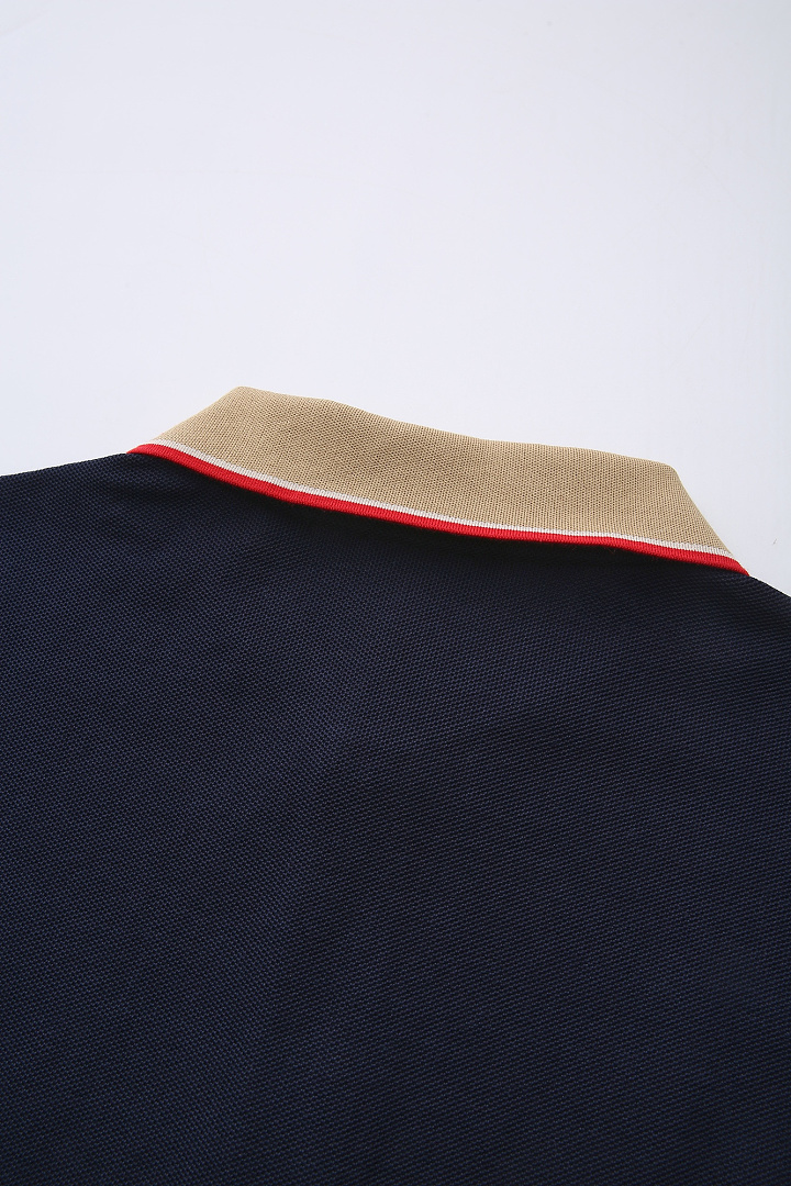 Burberry War Horse Letter Jacquard Collar Polo Shirt - Image 8