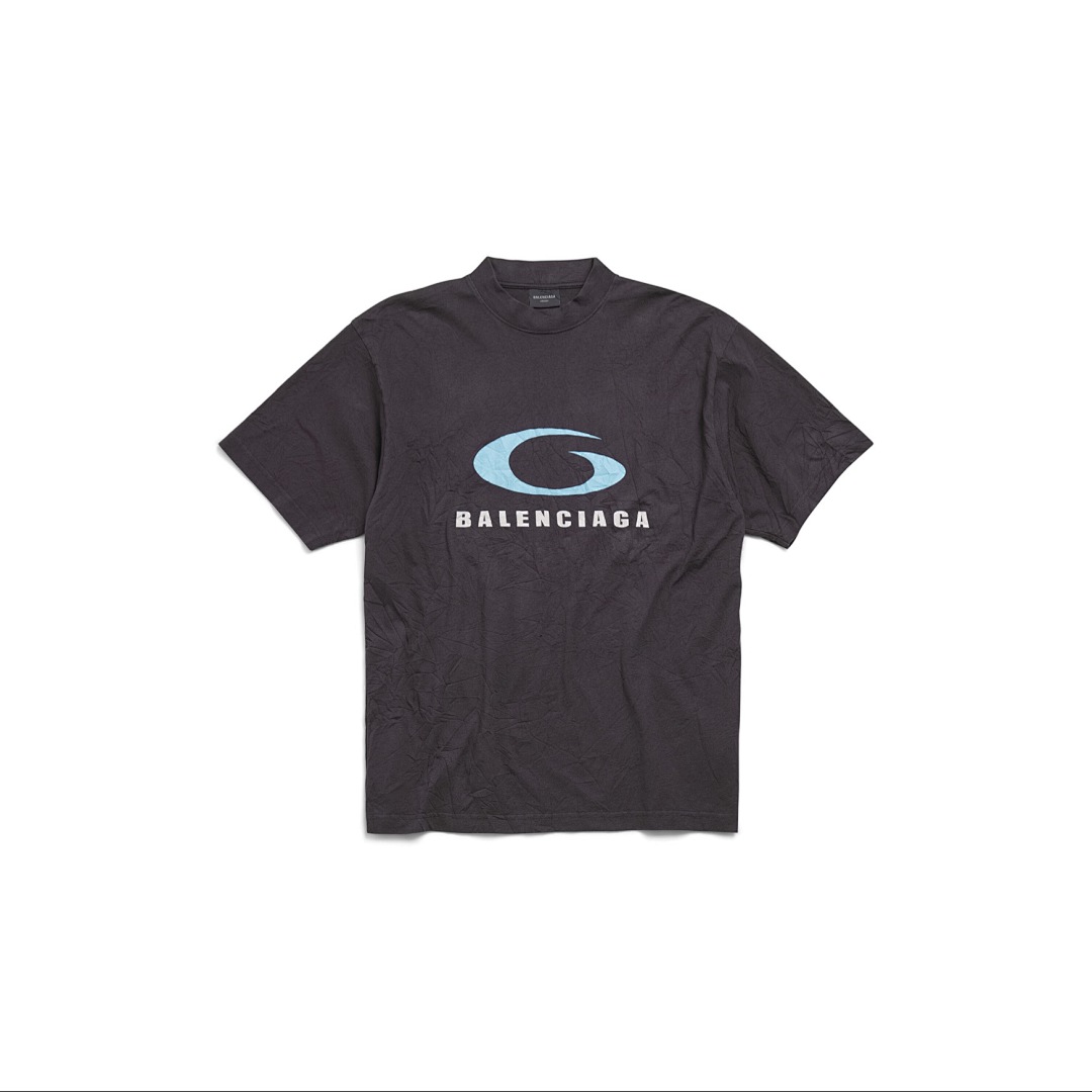 Balenciaga Short Sleeve (Washed Black) - Image 4