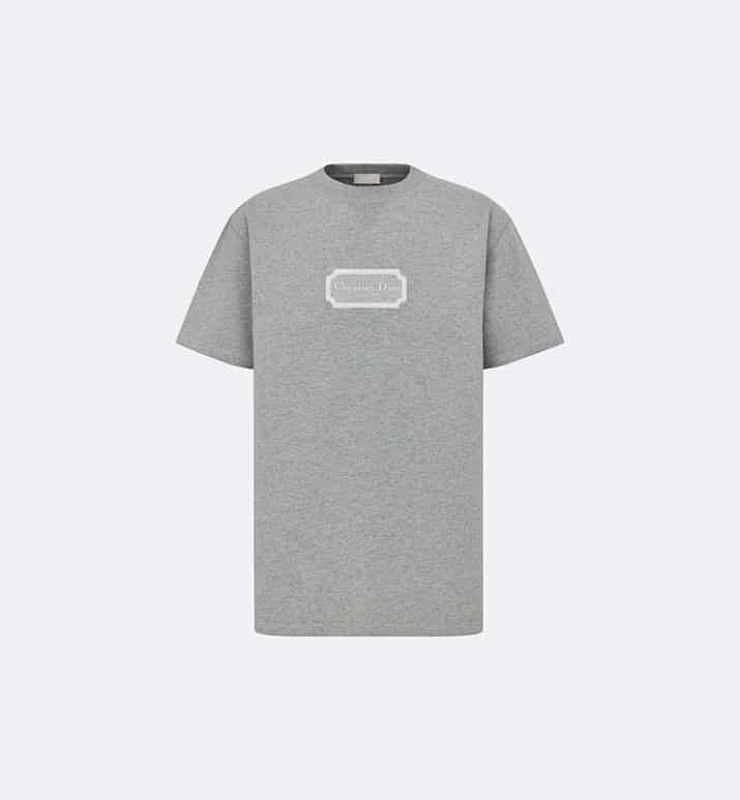 Unbranded CD Embroidered Short Sleeve (Grey)