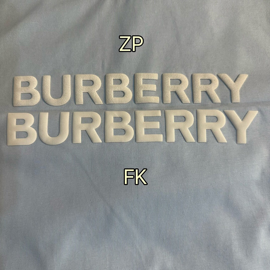 Burberry Short Sleeve Light Blue Woman - Image 10