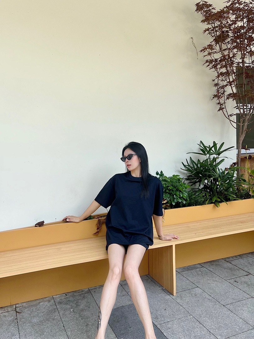Unbranded Floral Short Sleeve (Dark Blue) - Image 15