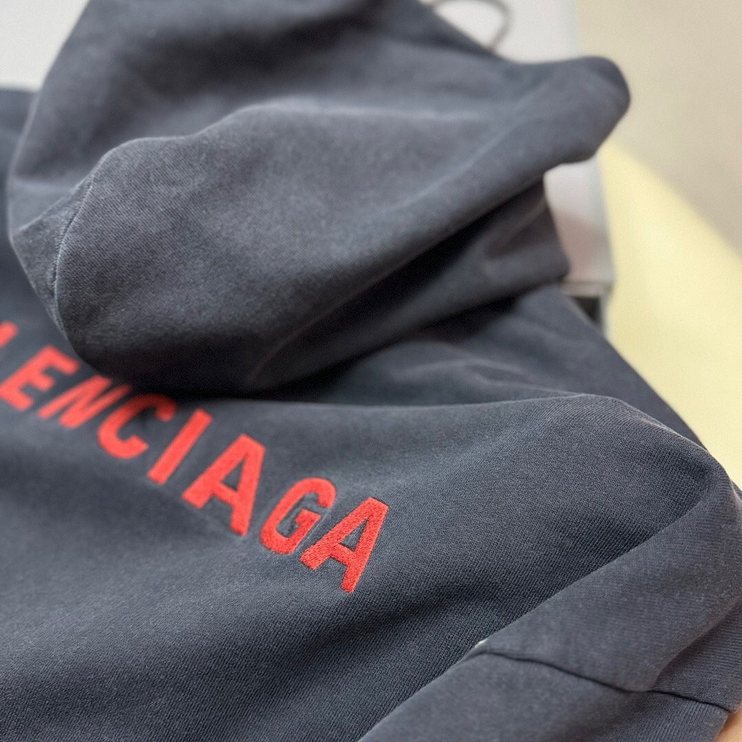 Balenciaga BA Red Embroidered - Image 11