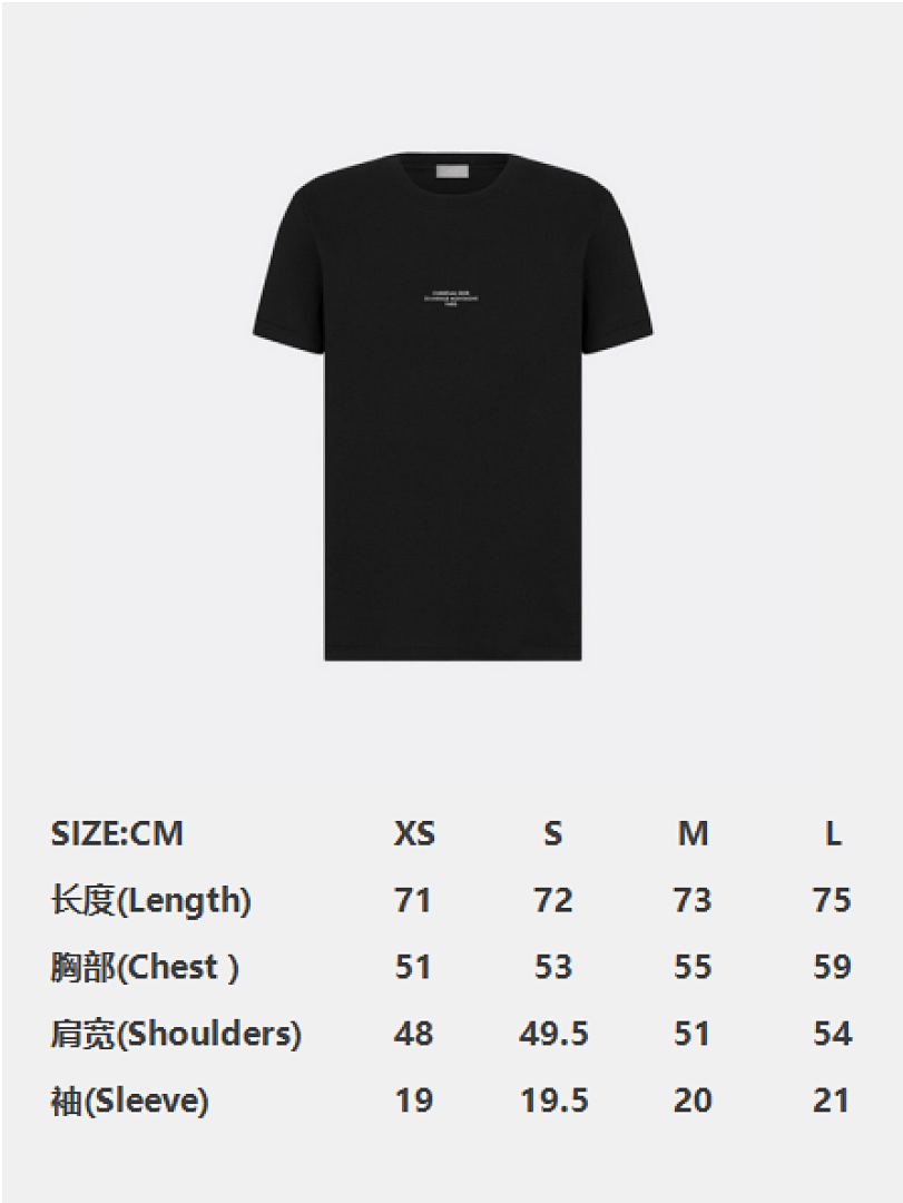 Unbranded DR Small Print T (Black) - Image 2
