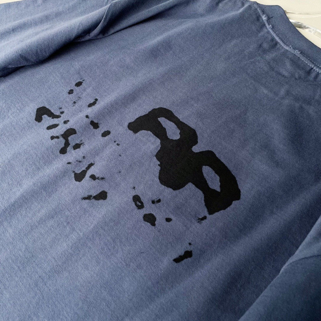 Balenciaga BB Print Short Sleeve (Blue) - Image 7
