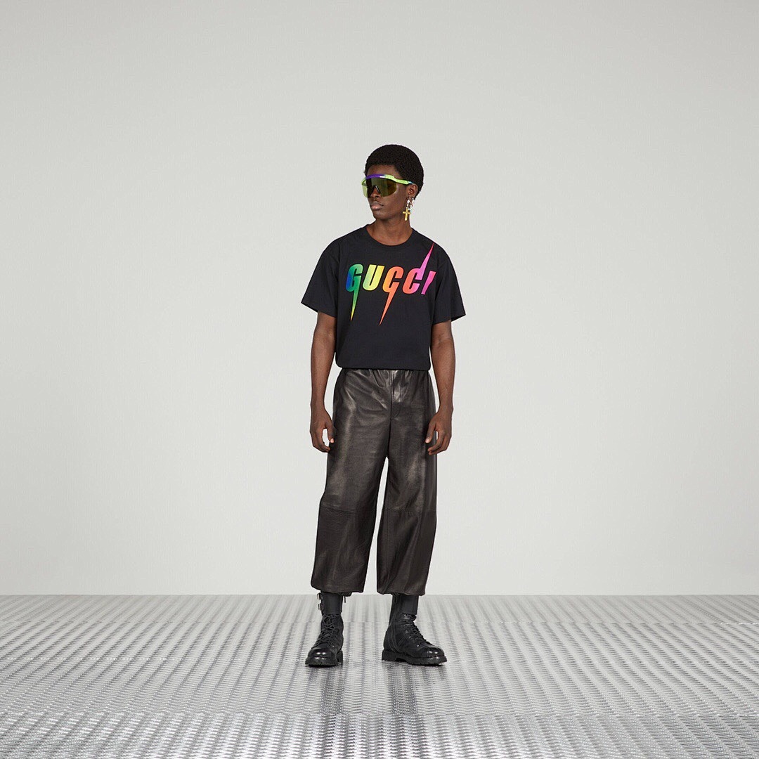 Gucci Color Electric Print Short Sleeve (Black) - Image 11