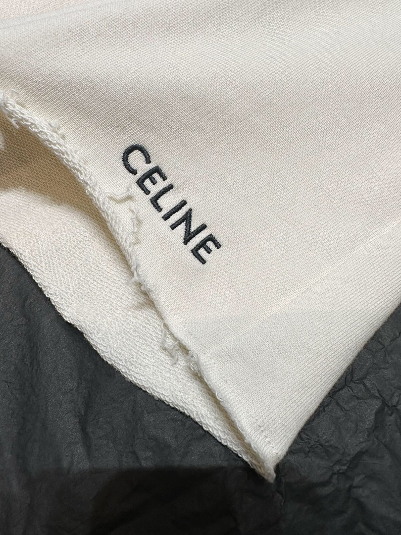 Celine C Embroidered Short (White) - Image 9