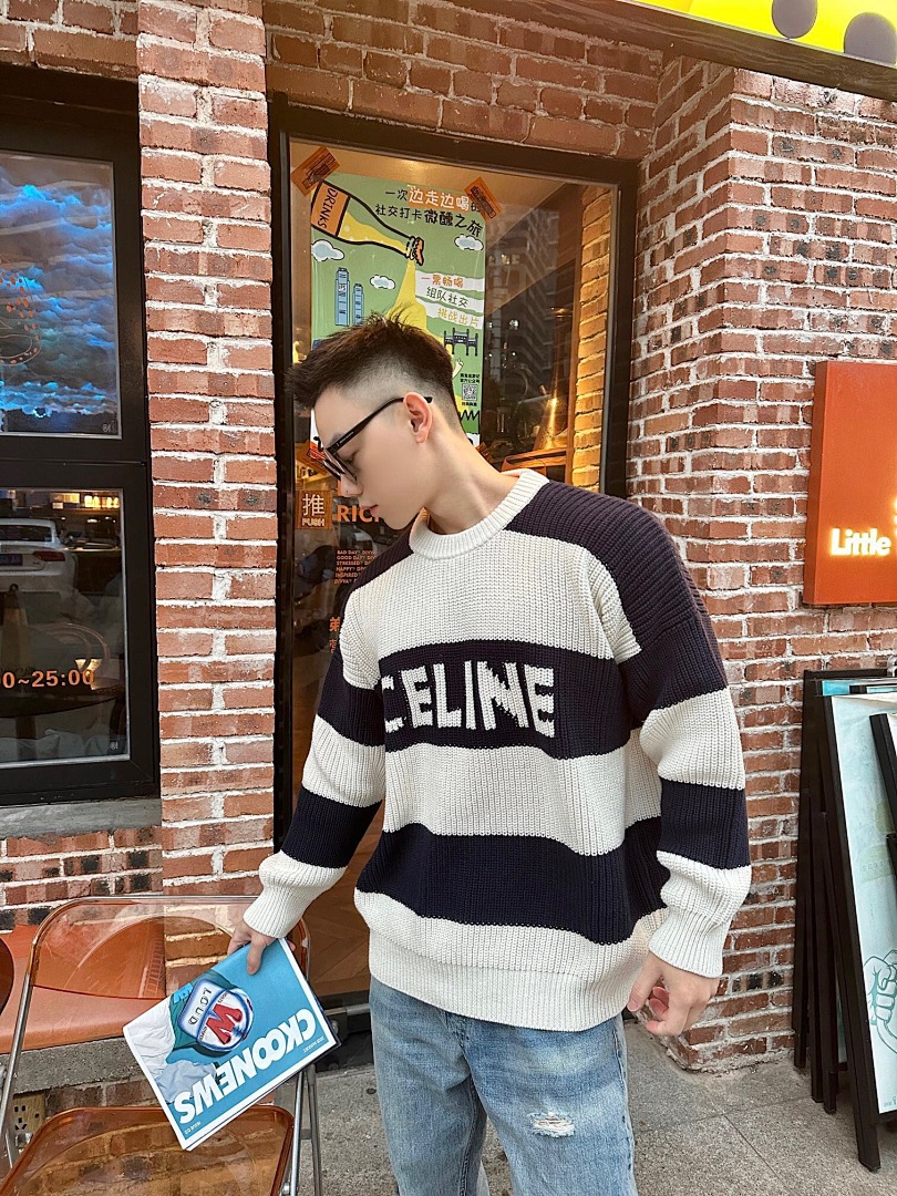 Celine C Striped Fleece - Image 17