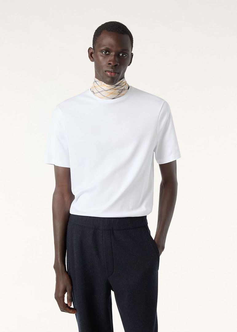 Unbranded Tremezz0 Solid Cotton Short Sleeve (White) - Image 12