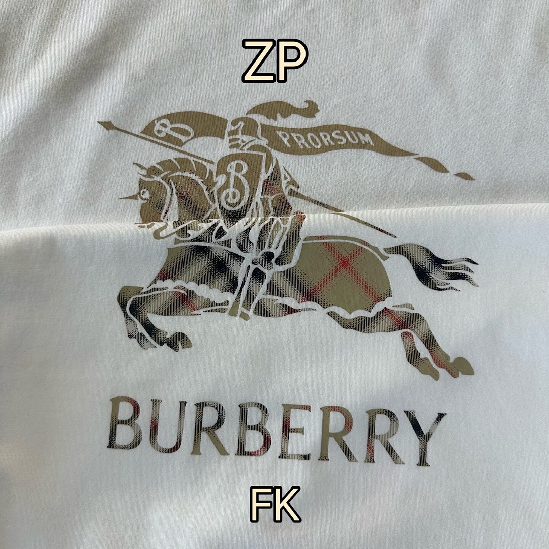 Burberry Plaid Print T - Image 9