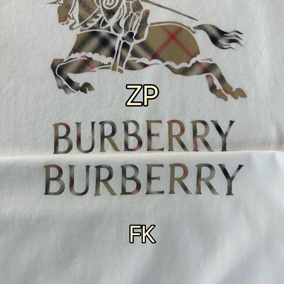 Burberry Plaid Print T - Image 11