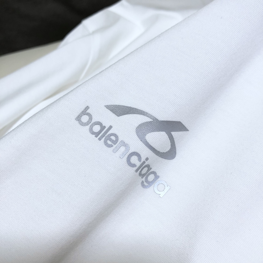 Balenciaga Stitching T (White) - Image 6