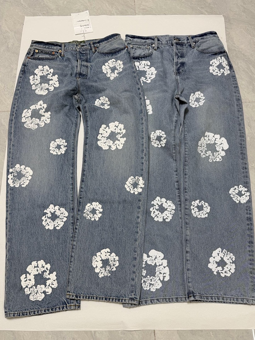Unbranded Denim Cotton Floral (Blue) - Image 18