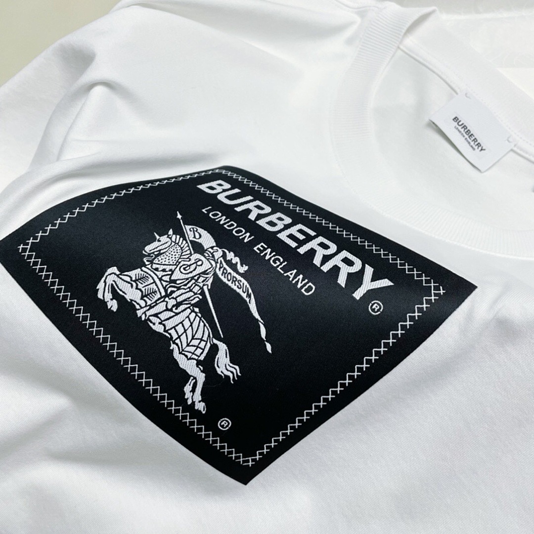 Burberry Short Sleeve (White) - Image 4