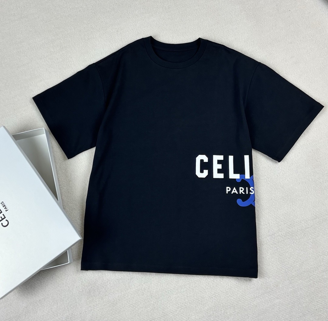 Celine Print T (Black) - Image 3