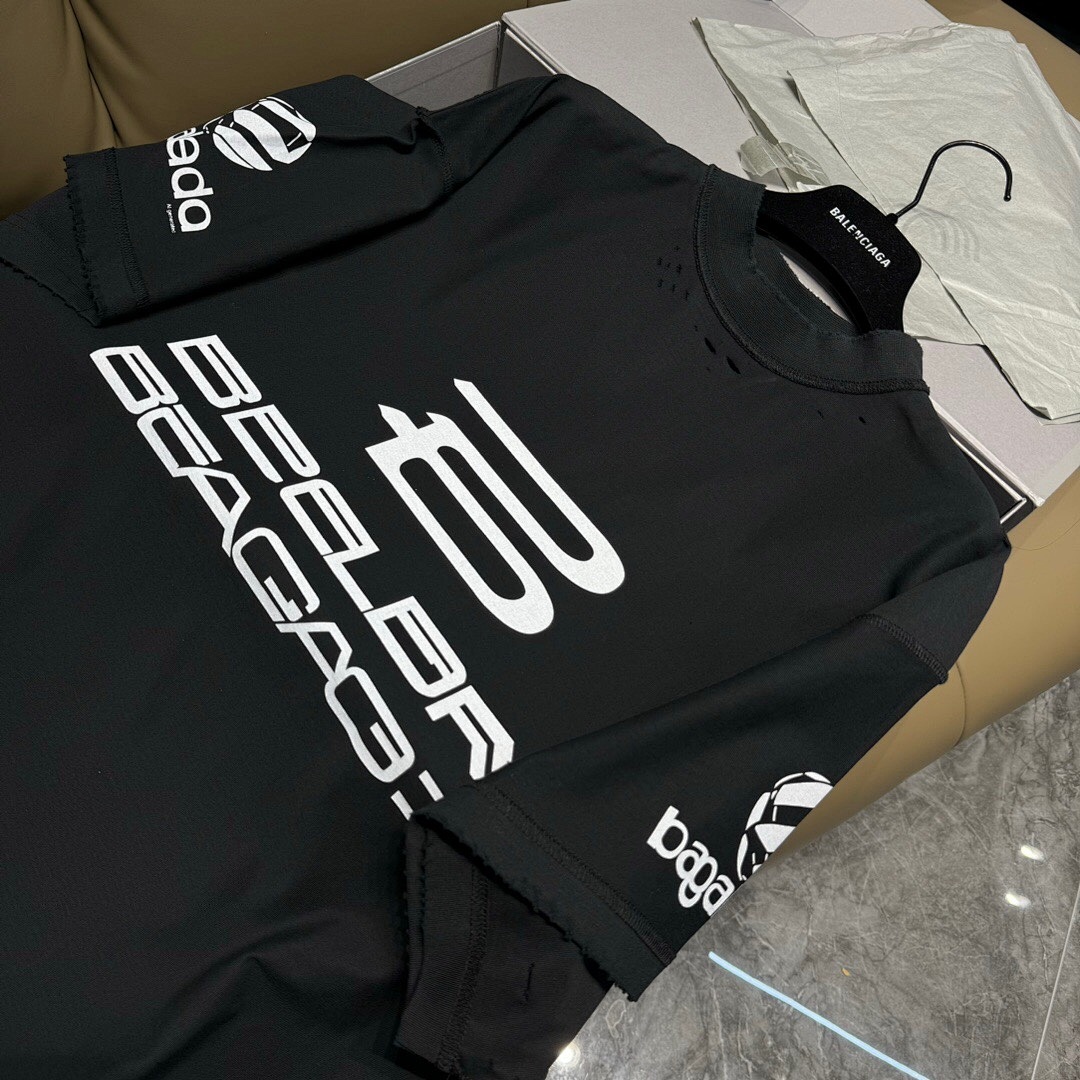 Balenciaga AI Short Sleeve (Black) - Image 8