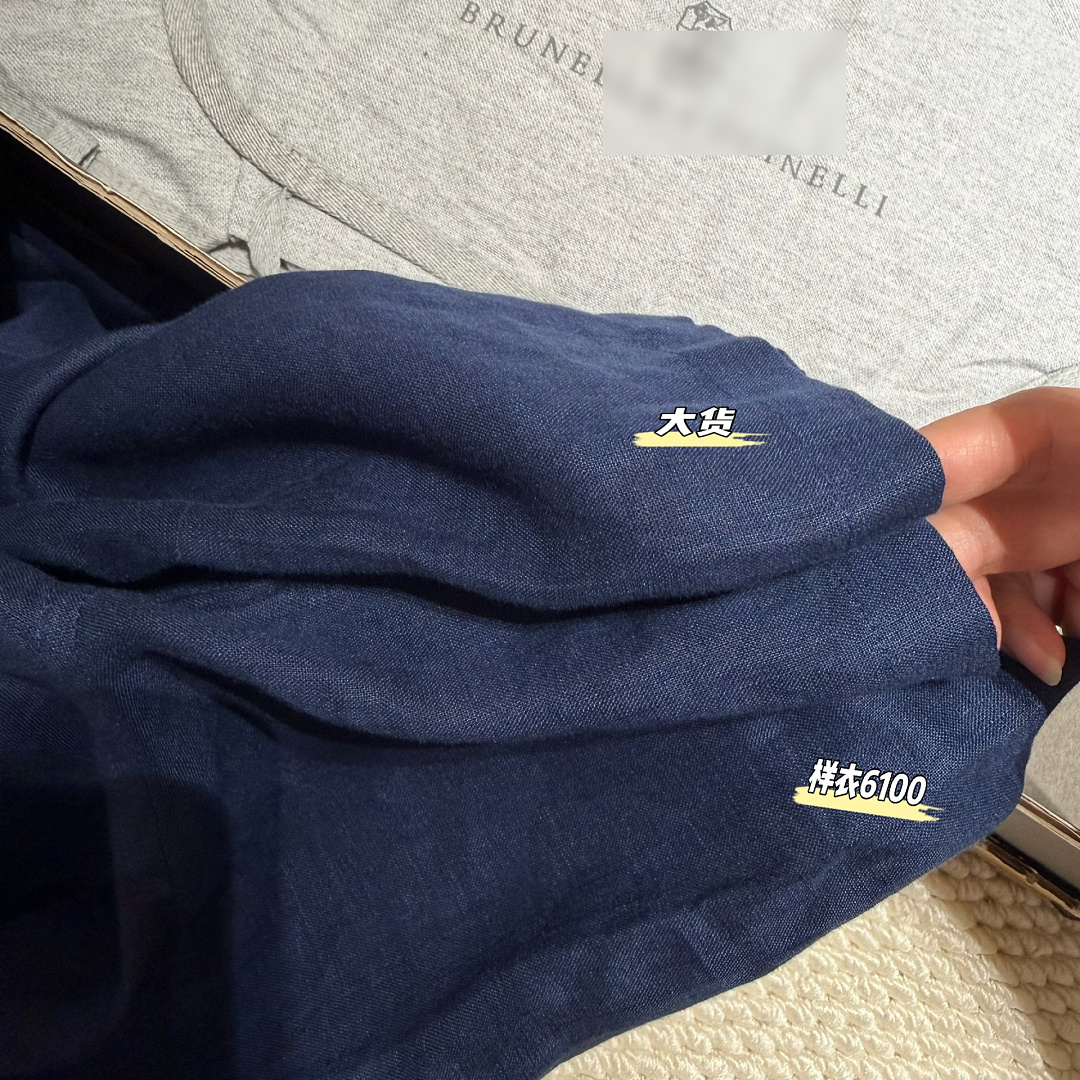 Unbranded Dark Blue Short Sleeve Linen - Image 17