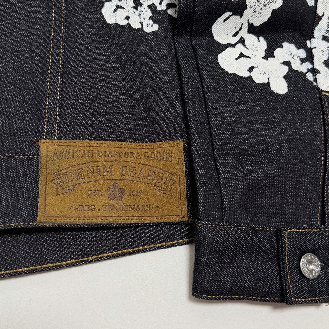 Unbranded Denim Cotton Floral (Black) - Image 11