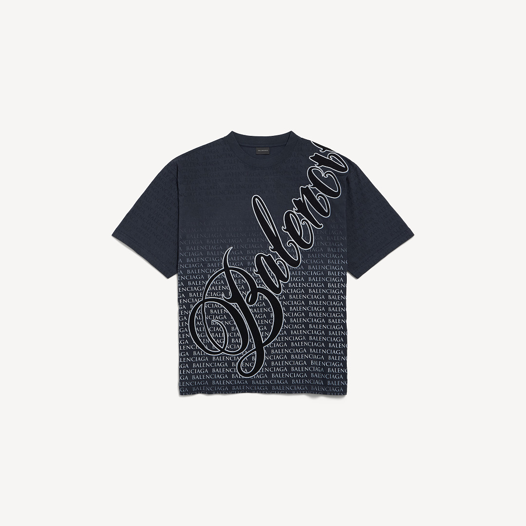 Balenciaga Print Big Embroidered T - Image 4