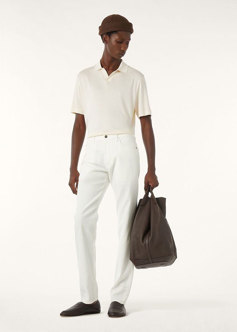 Ralph Lauren Silk Cotton POLO Apricot (Cream) - Image 15