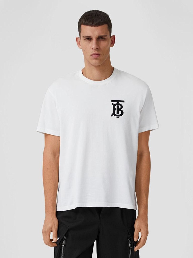 Burberry BT Short Sleeve (White) - Image 11