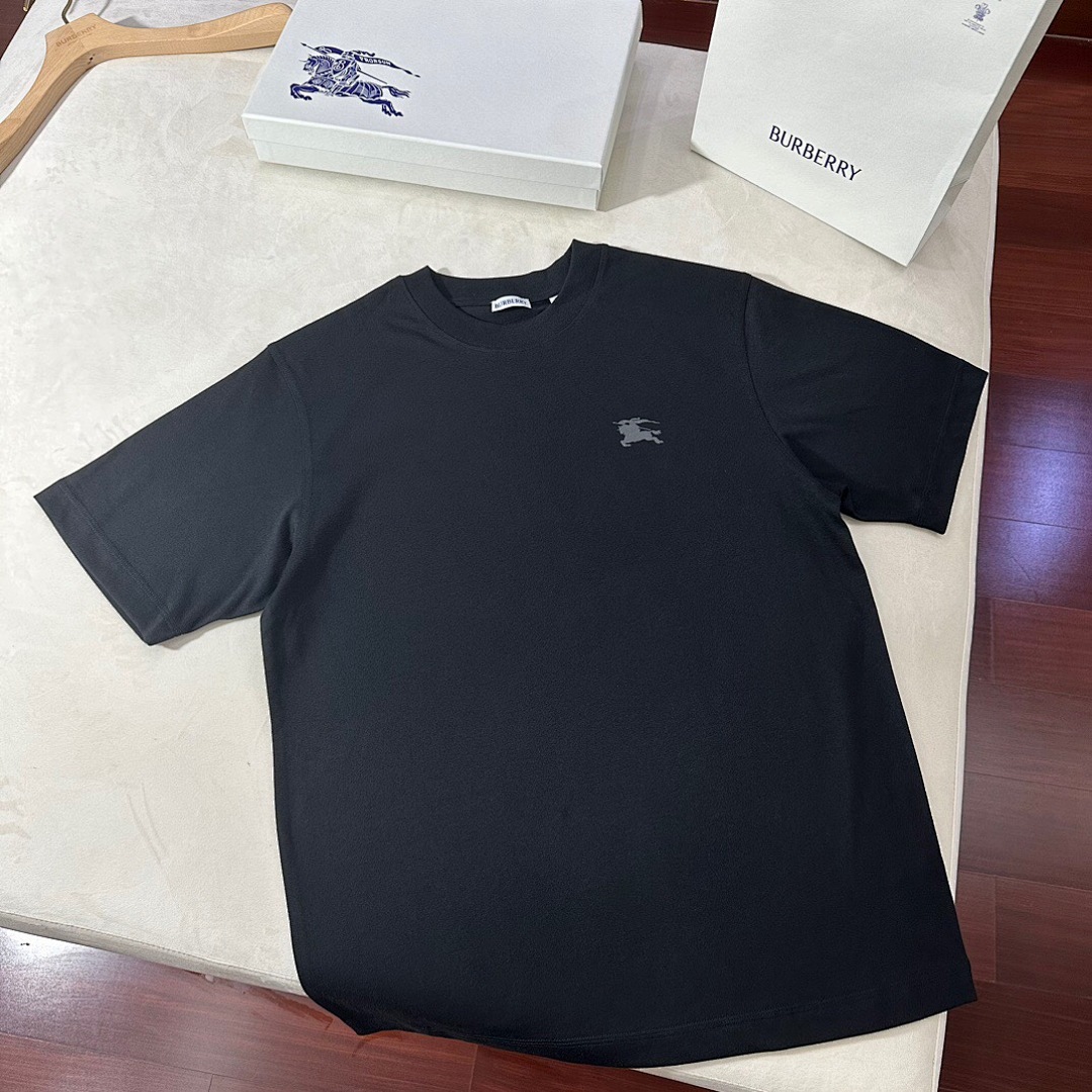 Burberry Gum Print Short Sleeve (Black) - Image 5