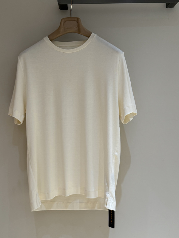 Unbranded Silk Cotton Short Sleeve Apricot