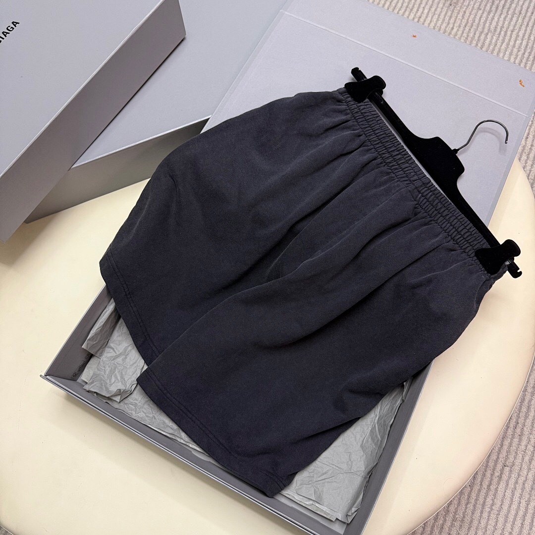 Balenciaga Collab Short (Washed Black) - Image 9