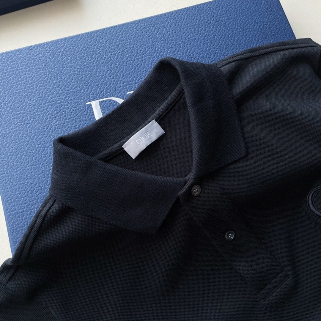 Ralph Lauren CD Embroidered POLO (Black) - Image 8
