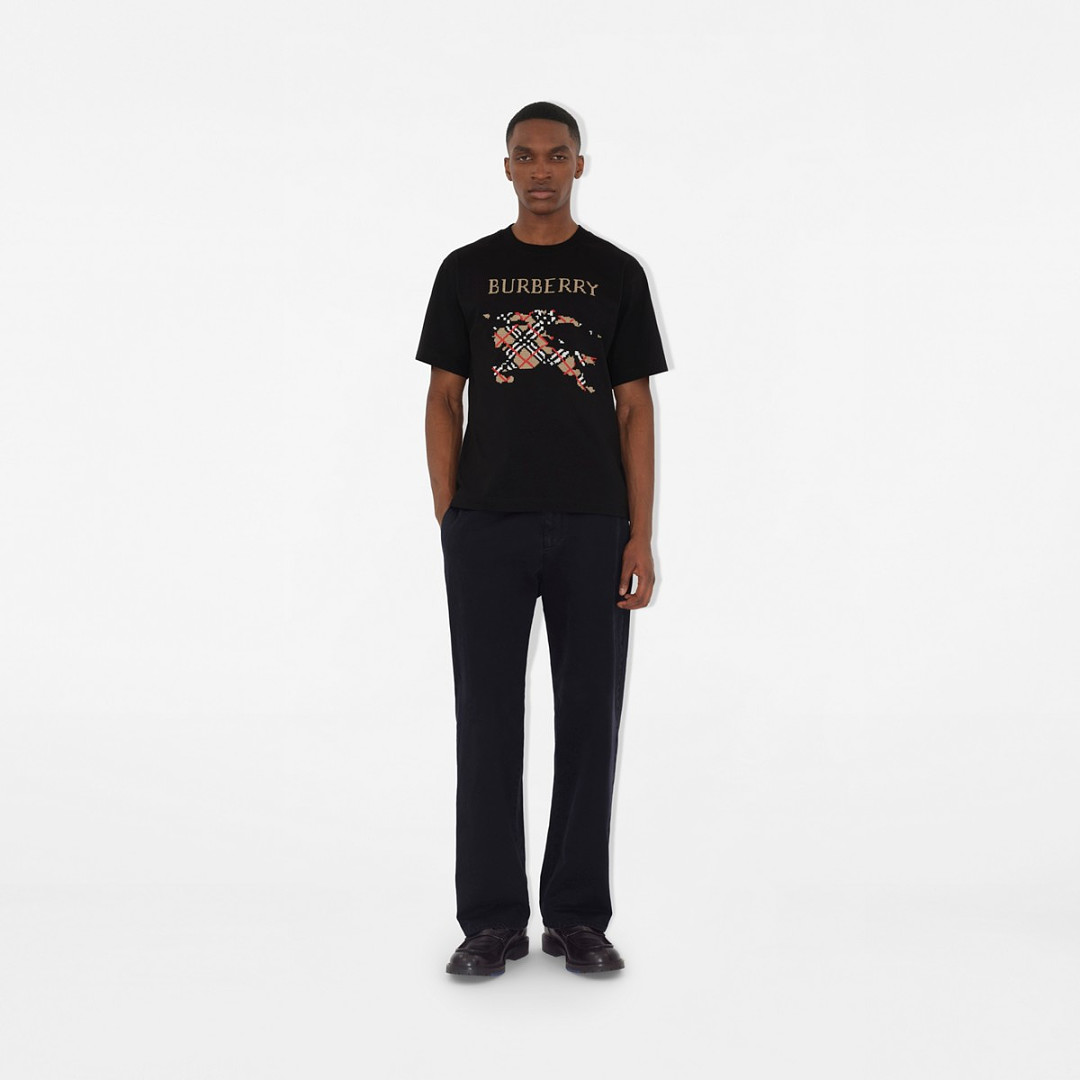 Burberry BR Plaid Short Sleeve (Black) - Image 21