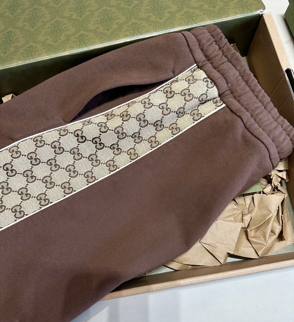 Gucci G Cotton Long (Brown) - Image 4